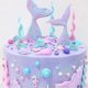 thumbnail image 2 of Mermaid Mold, Silicone Cake Mold, 3Pack Seashell Mold & Mermaid Tail Mold for Decorating Cakes, Chocolate, Candy, Baking, etc., 2 of 5