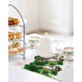 thumbnail image 4 of St. Patrick's Day Kitchen Dish Towels for Drying Dishes Set of 2, Spring Shamrock Leaf Gold Love Lucky Green Waffle Weave Microfiber Hand Tea Bathroom Towels Quick Dry & Absorbent Towel 12x12, 4 of 7