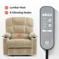 thumbnail image 3 of MCombo Oversized Dual Motor Power Lift Recliner with 27.2'' Extra Wide Seat for Big Tall Elderly, Fabric R7688 (Beige, Large-Wide), 3 of 11