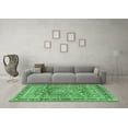thumbnail image 3 of Ahgly Company Indoor Round Medallion Emerald Green Traditional Area Rugs, 5' Round, 3 of 4