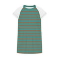 thumbnail image 3 of fatyb Débardeurs Rayés Femmes Dentelle Sans Manches T-Shirts Col Rond Tunique Décontractée Blouses d'Été Amples, 3 of 5