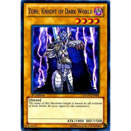 YuGiOh Structure Deck: Gates of the Underworld Zure, Knight of Dark World (Yugioh Best Dark World Deck)