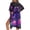 Butterfly Purple Human Skeleton, variant on Retro Mushroom Leaf Print Kimono Cover Up for Women Summer Beach Coverup Half Sleeve Kimono Cardigan Sheer Beachwear Comfy Resort Wear for Ladies Casual Outfit