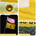 thumbnail image 4 of Don't Tread On Me Flag 3x5 Ft Gadsden Flag USA Patriotic Banner Vivid Color Fade proof Double Sided 3 Ply Tea Party Rattle Snake Banner Hanging Decor, 4 of 5