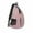 Pink, variant on Tennis Bag, Tennis Sling Backpack Crossbody Water Resistant for Pickleball, Tennis, Racketball and Travel for Men and Women (Black)