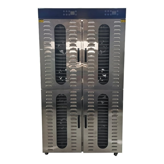 80 Layer Food Dryer Machine Fruit Vegetable Dehydrator with Adjustable Timer 220V 86°F-194°F 4-Doors