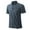 Blue, variant on Lisbinx Men's T-Shirts Fitted Short Sleeve Collared T-Shirts Summer Tops Regular Fit Athletic Solid Plus Size Blouses Wrinkle Free Mens Shirts