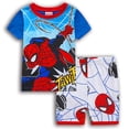 thumbnail image 2 of Kids Boy Spiderman Series Ropa Camiseta de manga corta Top Shorts Conjunto de pijama, 2 of 2