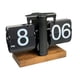 thumbnail image 2 of Reloj de mesa abatible, reloj mecánico abatible, reloj de mesa decorativo multifuncional, Todo negro 12h, 2 of 6