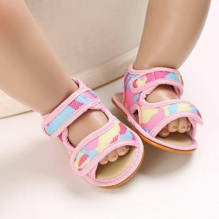 

Baby shoes Baby Boys Girls Sandals Soft Non-Slip Rubber Sole Prewalker Flat Walking Shoes CHMORA