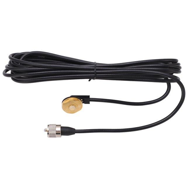 Cable de antena Walkie Talkie para coche de 5m con conector macho Base de cobre Flexible para vehículo de Radio móvil