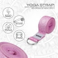 thumbnail image 3 of RDX 8ft Yoga Strap with D-Ring Buckle – Durable Polyester Cotton Adjustable Stretching Belt for Yoga, Pilates, Flexibility, Physical Therapy & Fitness Training, 3 of 3