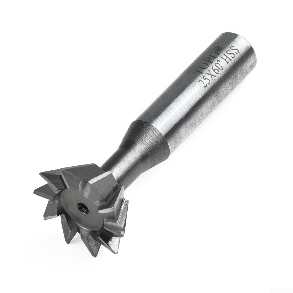 1*End Mill HSS 25mm 60 Degree Dovetail Cutter Milling High Speed Steel