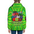 thumbnail image 7 of Geometry Dash Kids' Hoodie 3d Print Sweatshirt Soft Pullover Hooded With Big Pockets Fans Gifts For Boys Or Girls Small, 7 of 7