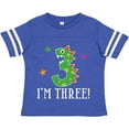thumbnail image 3 of Inktastic 3rd Birthday Dinosaur Party Boys or Girls Toddler T-Shirt, 3 of 5