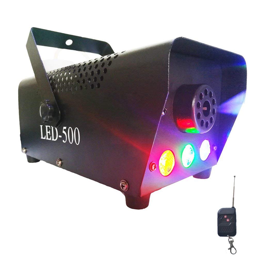 Professional Haze Fog Machine 400W Wireless Remote Control with Lights