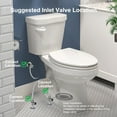 thumbnail image 2 of HOROW HWTT-E01S 1.28 GPF Elongated Ceramic Bathroom Toilet, Chair Height Floor Mounted Two-Piece, 2 of 12