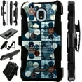 thumbnail image 1 of Compatible with Cricket Icon 2 (2020) Hybrid LuxGuard Holster Phone Case Cover (Flower Patch), 1 of 1