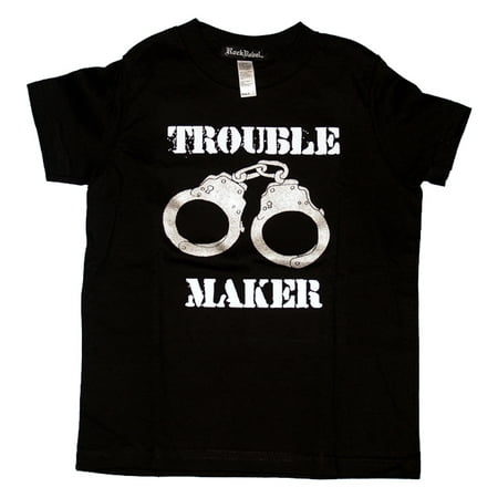 

Trouble Maker Handcuffs Tiny T-Shirt Toddler Tee