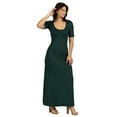 thumbnail image 2 of Womens Elbow Sleeve Maxi Dress, 2 of 2