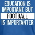 thumbnail image 3 of CafePress - Football Is Importanter T Shirt - Men's Fitted T-Shirt, 3 of 4