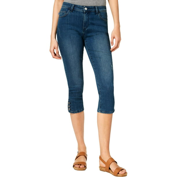Lee - Lee Womens Jayla Denim Mid-Rise Skinny Jeans Blue 2 - Walmart.com ...