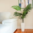 thumbnail image 4 of Nearly Natural 54" Kentia Palm Artificial Tree in White Tower Planter, 4 of 6