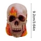thumbnail image 2 of Oferta por tiempo limitado!Adornos de varios cráneos para Halloween, Festival de fantasmas, cráneos de rosas, artesanías de resina, decoración de ambiente de terror, 2 of 5