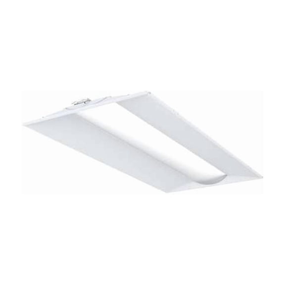 Lithonia Lighting LED Recessed Troffer,2 ft x4 ft Size,55W STAKS 2X4 ALO6 SWW7