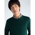 thumbnail image 4 of Free Assembly Men's Crewneck Sweater with Long Sleeves, Midweight, Sizes XS-3XLT, 4 of 6