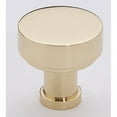 thumbnail image 2 of Alno A716-34-PB/NL Moderne 3/4" Small Round Modern Disc Solid Brass Cabinet Knob / Drawer, 2 of 4