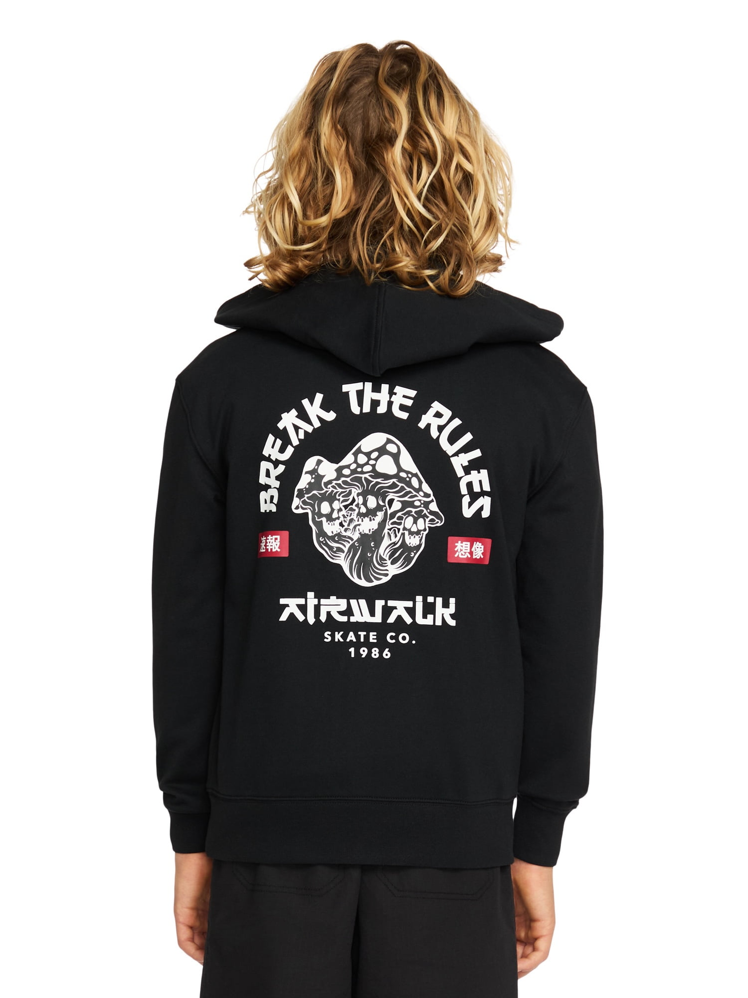 Airwalk Big Boys French Terry Hooded Sweatshirt, Sizes 8-20