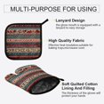 thumbnail image 3 of Yayeee Oven Mitts and Pot Holder Set of 2 Heat Resistant Kitchen Gloves Baking Hot Pad, Tribal Geometric, 3 of 5