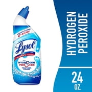 Pack of 4 Lysol Hydrogen Peroxide Toilet Bowl Cleaner, Disinfectant, Cool Spring Breeze, 24 fl oz, 24 fl oz (packaging may vary)