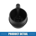 thumbnail image 6 of Unique Bargains Engine Oil Filter Housing Cover Cap A1661800138 for Mercedes-Benz VANEO 414 Plastic Black, 6 of 6
