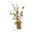 thumbnail image 4 of veasfak Easter Crafts Mini Easter Egg Decor with Burlap Base Durable Easter Egg Tree B, 4 of 9