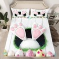 thumbnail image 2 of Erosebridal Easter Rabbit Bed Sheets King,Cute Eggs King Sheet Sets,Kids Room Decorative,Reversible,Breathable,4pcs, 2 of 7