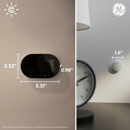 GE CYNC Smart Temperature Sensor, Thermostat Sensor, Humidity Sensor, Works with CYNC Smart Thermostat (Sold Separately), Set Schedules in CYNC App (1 Pack)