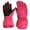 Hot Pink, variant on 2024 4-10Y Toddler Girls Boys Snow Gloves Kids Thick Ski Winter Gloves Waterproof Windbreaker Children Warm Gloves Hot Pink