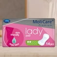 thumbnail image 6 of MoliCare Premium Lady Pads Female Incontinent Pad 4-1/2 X 10-1/2 Inch 168634, Lady 2 Drop, 14 Ct, 6 of 7