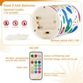 thumbnail image 5 of Yayeee Flameless Candles with Remote Flickering Battery Operated Multi Color Changing, Colorful Round, 5 of 7