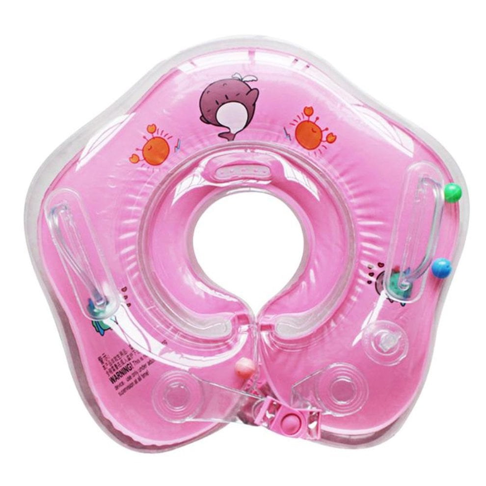 Inflatable Kids Bath Swimming Neck Float Aids Swimming Accessories