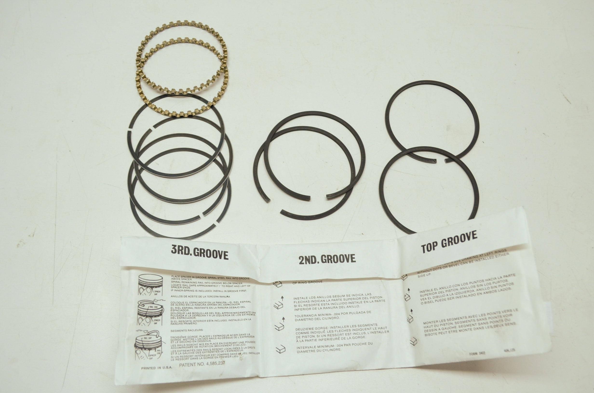 Hastings DS750816 Piston Rings 1000XL NOS