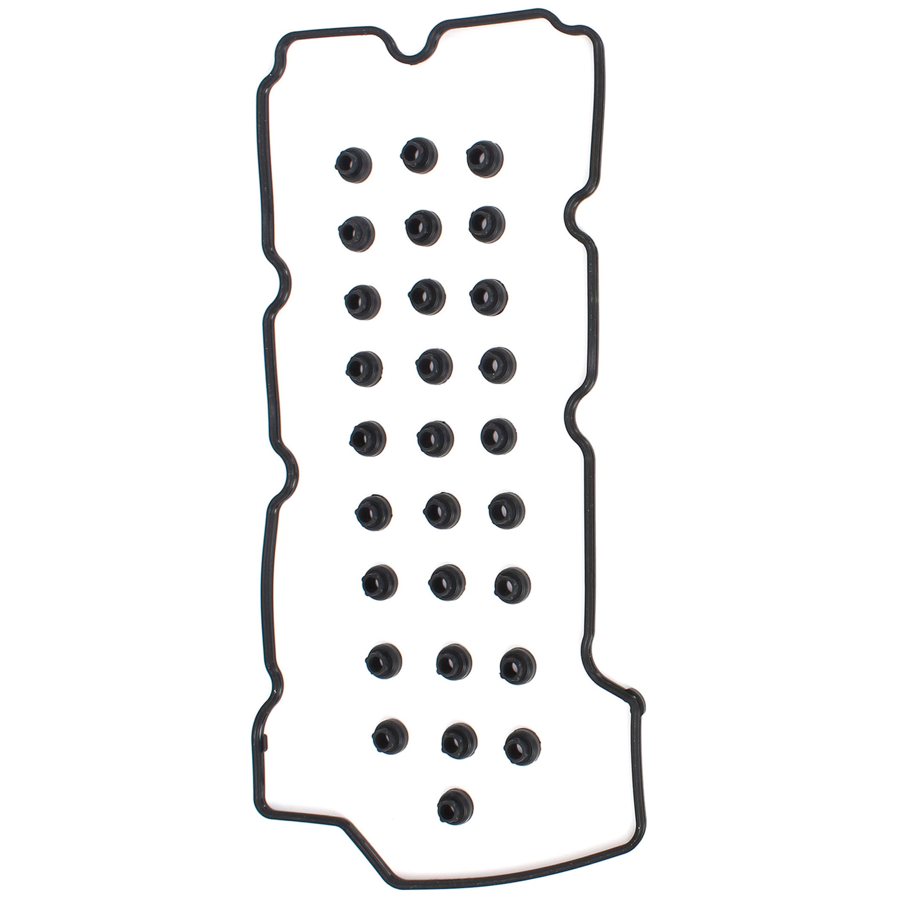 DNJ VC4108G Valve Cover Gasket Set W/Grommets for 2005-2007, Ford, Mercury, Five Hundred, Freestyle, Montego, 3.0L, V6, DOHC, 24V, 181cid