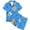 1-111Blue343, variant on MEZZALL Cozy Cartoon Printed Pajamas Sets For Kids Comfortable Nightwear Girls And Boys Soft Fabric Sleepwear For Children Short Sleeve Lapel Button Down Tops & Shorts Comfort Homewear