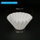 thumbnail image 2 of Uxcell 100Pcs 2-4 Tazas Filtros de Café Blancos Desechables para Cafeteras de Goteo Universal 7.3*1.9", 2 of 6