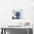 thumbnail image 2 of ARTCANVAS Poodle Dog Breed Canvas Art Print - Size: 12" x 12" (0.75" Deep), 2 of 9