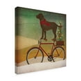 thumbnail image 2 of Trademark Fine Art 'Brown Lab on Bike Christmas' Canvas Art by Ryan Fowler, 2 of 3
