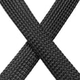 thumbnail image 4 of Manga trenzada Uxcell, funda de cable expandible negra de 3/4", funda de gestión de cables de 100 pies para escritorio, PC, TV, 4 of 7