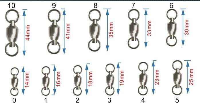 Fishing Barrel Swivel with Double Safety Snaps Brass Fishing Swivels Snaps Hook Lure Line Connector Swivel Interlock Snaps Fishing Tackle 50pcs/100pcs 